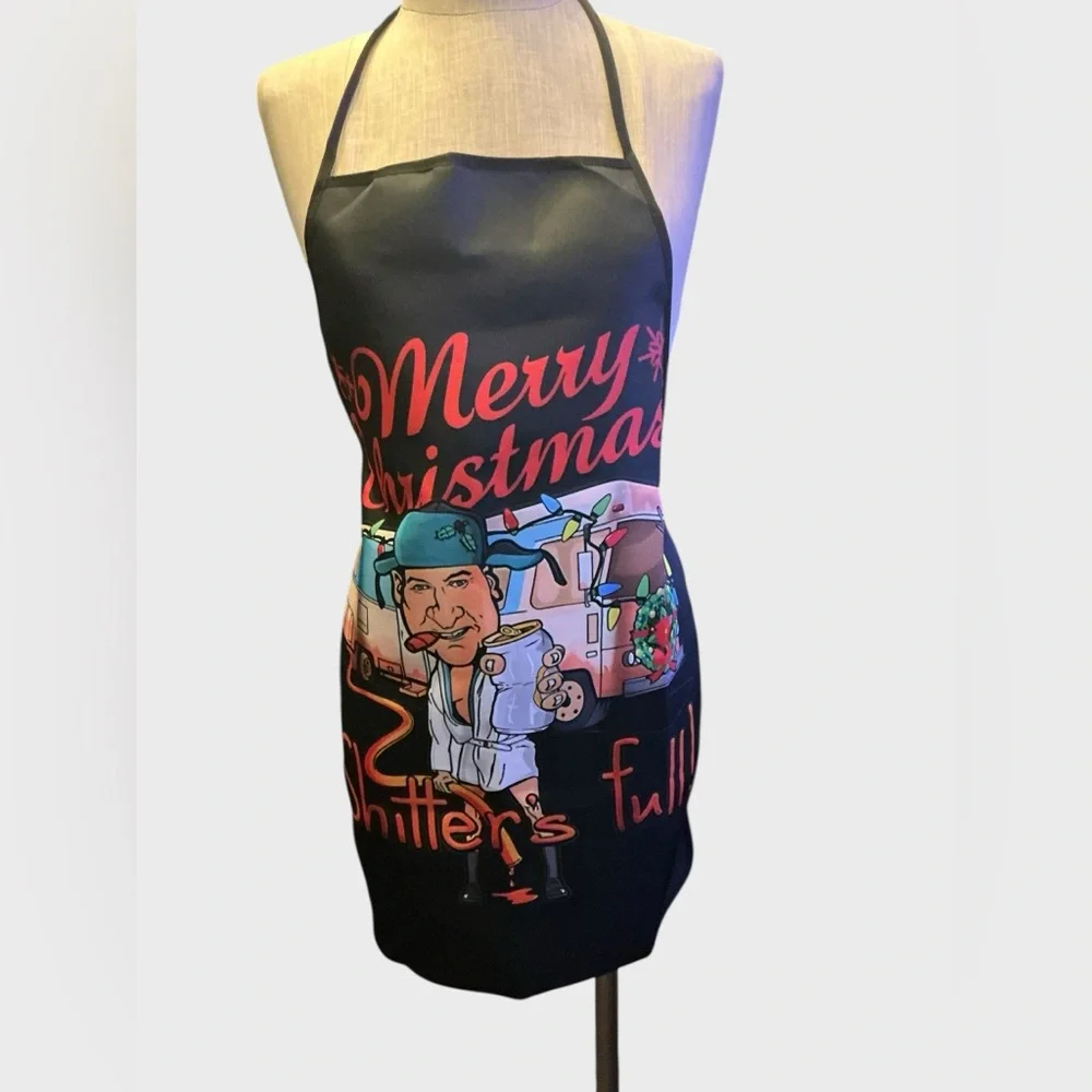 National Lampoon’s Christmas Vacation Shitter’s Full Apron Funny BBQ Kitchen
